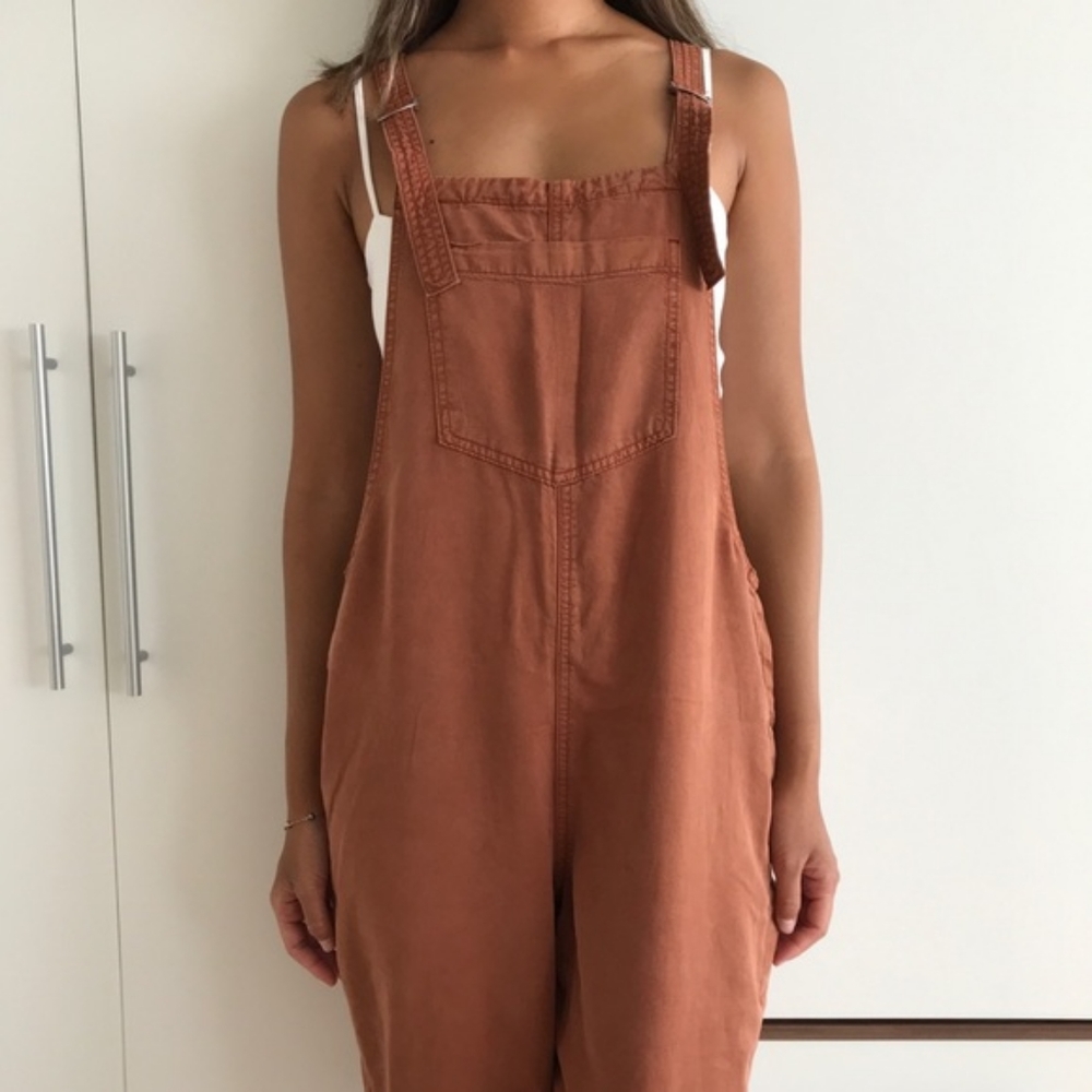 Aerie Soft twill overalls